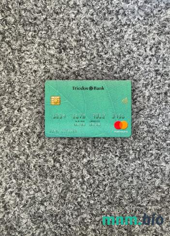 Netherlands Triodos bank wygląd zdjęcia mastercard skan PSD + zdjęcie